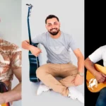 Artistas que integram a programação musical da Feira da Economia Popular de junho, reunidos em montagem fotográfica.
